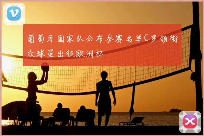 葡萄牙国家队公布参赛名单C罗领衔众球星出征欧洲杯